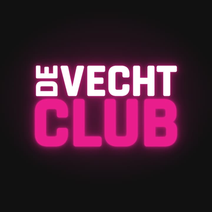 Onze aankondiging op Instagram: het neon-logo van De Vechtclub